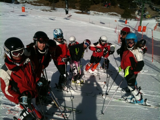 Club de esqui para niños